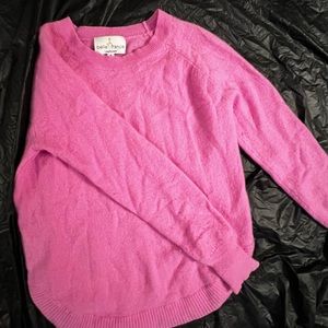 Pink 100% Cashmere Sweater